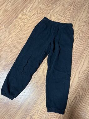 Women’s Black Fleece Sweatpants - Comfortable Everyday Wear